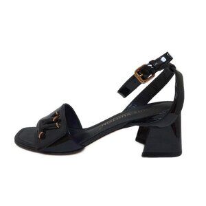 LOUIS VUITTON - Black Women's Sandals Patent Leather 245-080125